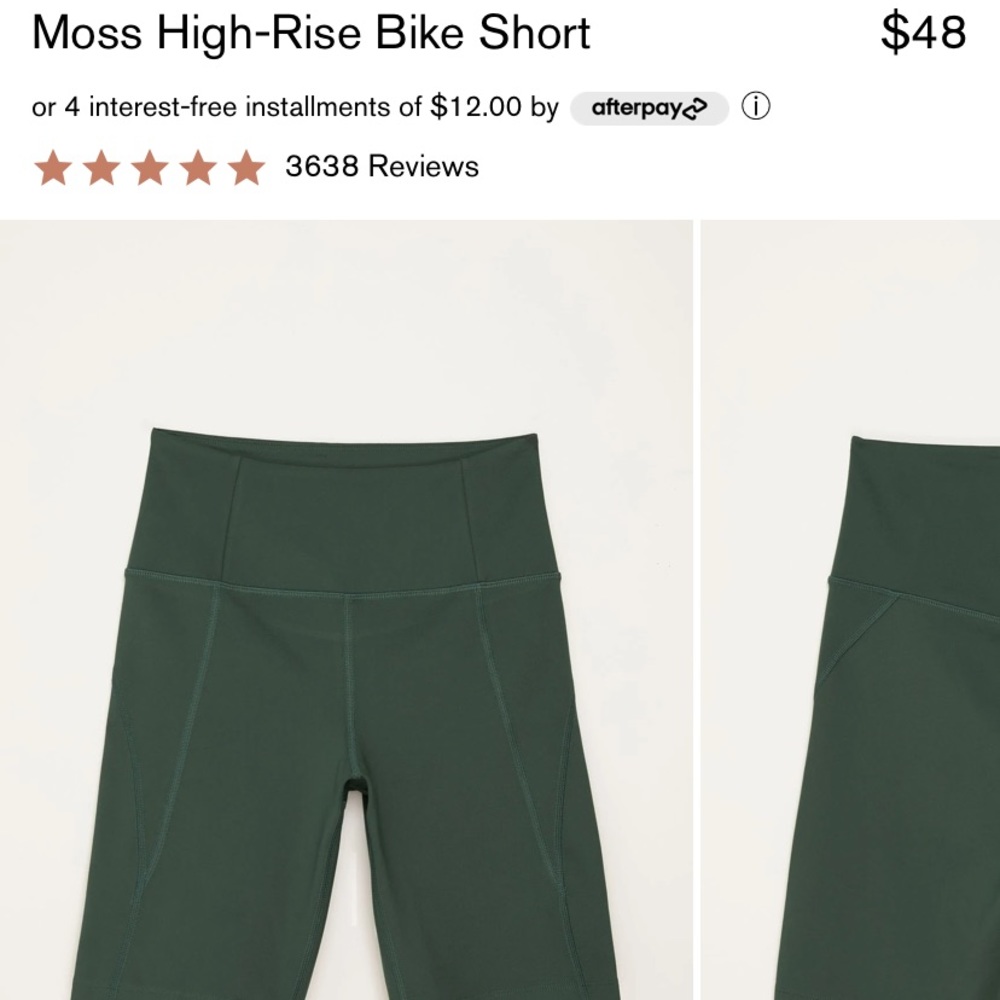 Girlfriend Collective Bike Shorts